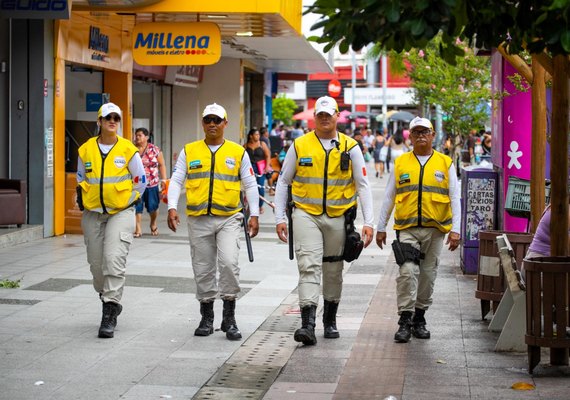 Ronda no Bairro reforça policiamento de proximidade no Centro de Maceió durante o fim de ano
