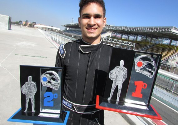 Jovem piloto alagoano faz história em Interlagos com vitória na Fórmula Vee Júnior