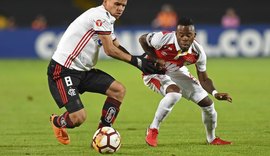 Com polêmica no final, Flamengo empata com Santa Fe