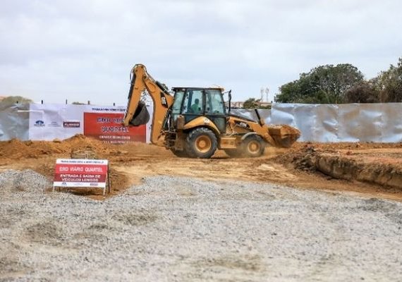 Avanço das obras do Eixo Quartel atrai estudantes do curso de engenharia civil