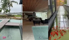 Lago, piscina e carpas ornamentais: empresário alvo da PF ostenta luxo em esquema de mineração