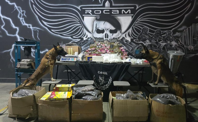 PM apreende 40 armas de fogo e quase 62 kg de drogas na última semana em Alagoas