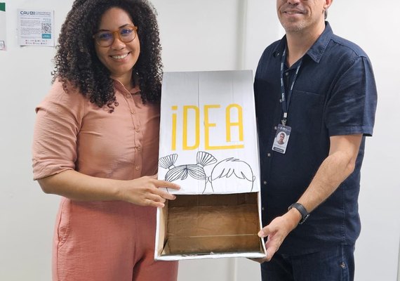 Oficina sensorial do CAU/AL convida público da Bienal do Livro a enxergar o mundo pela altura de uma criança