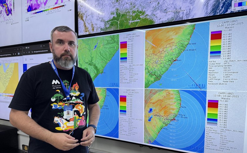 Semarh emite aviso de condições climáticas adversas para Alagoas