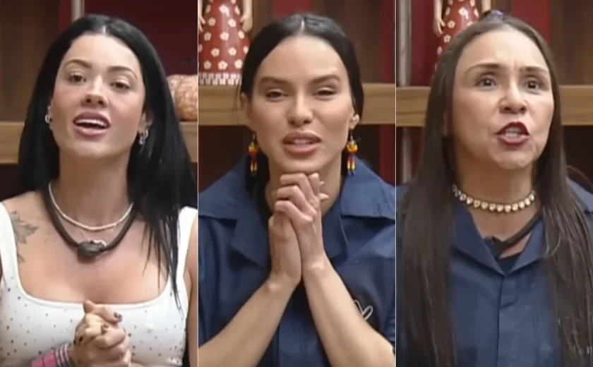 Quem vai sair em 'A fazenda 17'? Rayane, Tamires e Yoná estão na sétima roça do reality rural