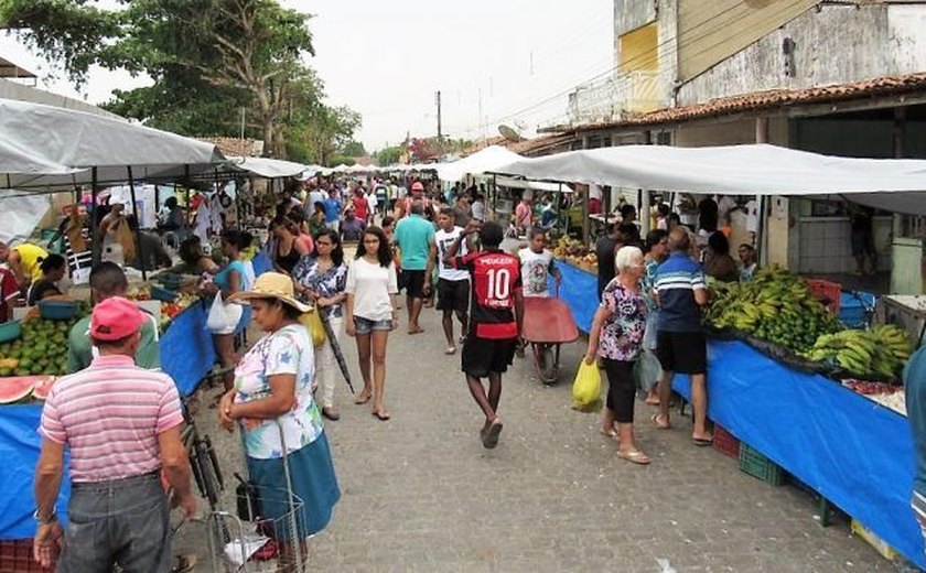 Feiras livres de Penedo acontecerão somente com produtos alimentícios