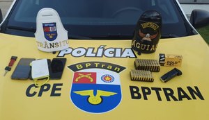 BPtran intercepta entrega ilegal de munições em Maceió