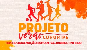 Projeto Coruripe Verão promove competições esportivas amadoras no mês de janeiro