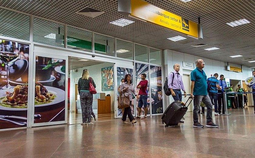 Fluxo de passageiros no Aeroporto Internacional Zumbi dos Palmares cresce 33% em um mês