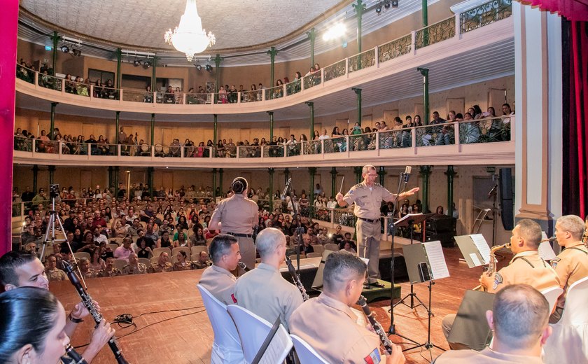 PM promove concerto sinfônico em celebração aos 173 anos da banda de música da corporação