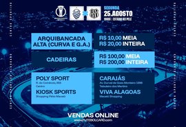 CSA baixa valor de ingressos para partida contra a Ponte Preta