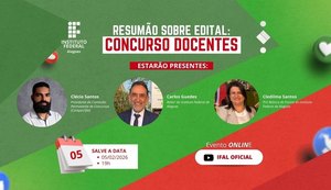 Concurso público do Ifal oferece 52 vagas para professores
