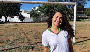 Aluna do campus Palmeira integra time do Ifal do Brasileirão Escolar de Futebol