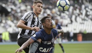 Botafogo tem gol anulado no fim e partida contra o Santos termina em empate