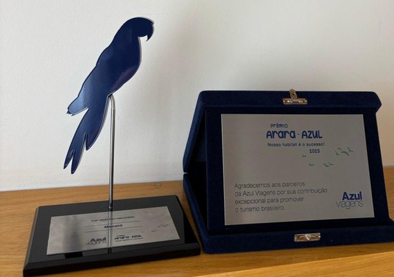 Maceió é premiada mais uma vez como Top Destino da Azul Viagens durante a WTM em São Paulo