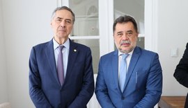 PGJ Lean Araújo encontra-se com o presidente do STF durante visita institucional