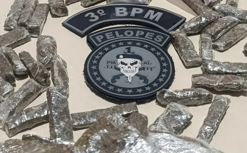 Homem é preso em flagrante por tráfico de drogas em Arapiraca