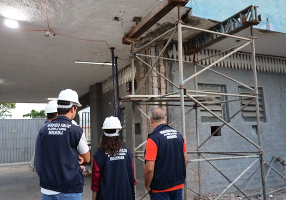 Relatório da Engenharia do MP/AL afirma que Estádio Rei Pelé ainda inspira cuidados