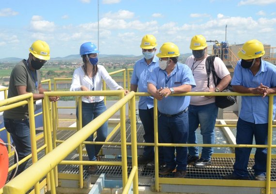 Estação de Tratamento de Água em Arapiraca recebe visita técnica