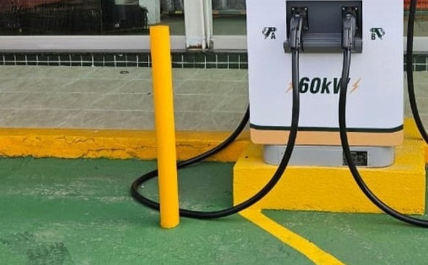 BR Super Carga instala seu primeiro carregador rápido para veículos elétricos em Arapiraca