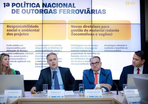 Renan Filho anuncia 21 leilões ferroviários e rodoviários para 2026