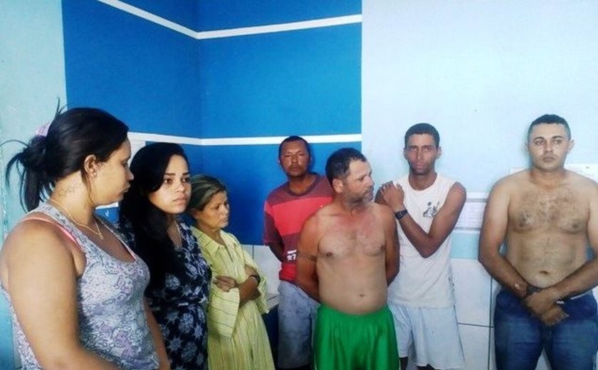Operação em Delmiro Gouveia termina com sete detidos suspeitos de vários crimes