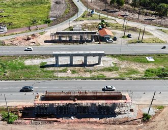 Ministro dos Transportes visita obras do Arco Metropolitano de Maceió e acompanha nova etapa da construção
