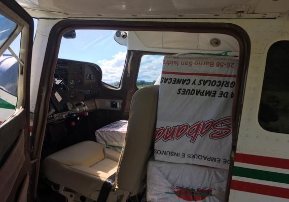 PF e FAB fazem apreensão recorde de monomotor carregado com 450 kg de cocaína em RR