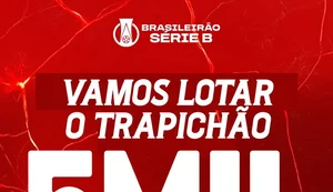 CRB encara mais um desafio na Série B nesta segunda (13), com mais de 5 mil torcedores confirmados