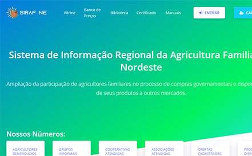 Agricultura familiar passa a contar com plataforma digital que organiza e oferta produtos