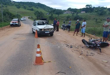 Motorista foge após causar acidente grave com adolescente em Água Branca