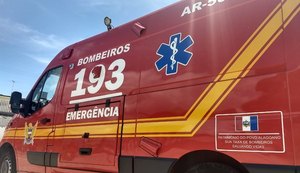 Motorista de caminhão carregado de hambúrgueres fica ferido em acidente na BR-101