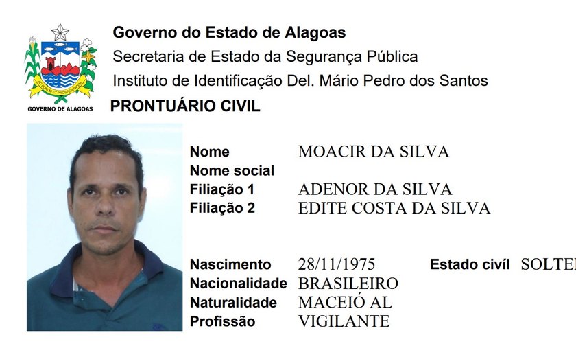 Homem é encontrado morto em Rio Largo e IML de Maceió procura familiares