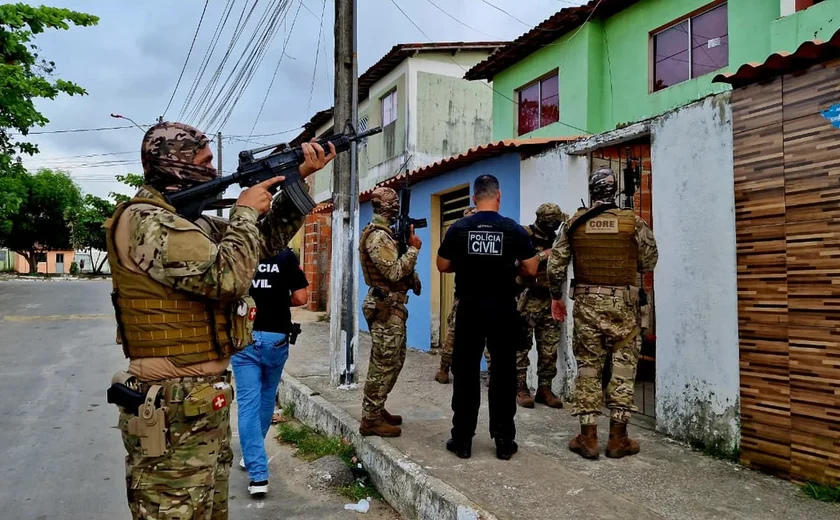 Polícia Civil deflagra Operação Manguaba e prende quatro acusados de homicídios em Marechal Deodoro