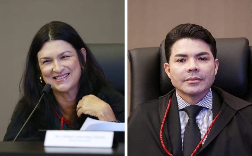 Pleno do TJAL elege juízes Hélio Pinheiro e Adriana Carla para o TRE/AL