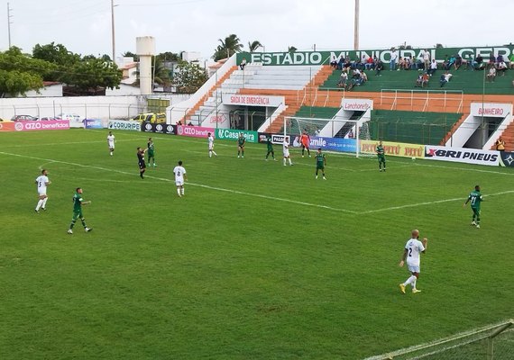 Murici empata com o Coruripe fora de casa e fecha 4ª rodada na vice-liderança; veja os gols