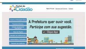 Portal Cidadão é o canal de participação do maceioense