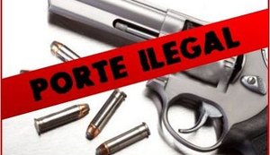 Força-tarefa prende indivíduo por porte ilegal de arma de fogo