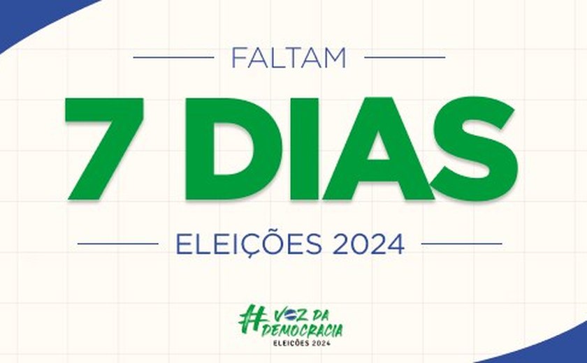 Faltam 7 dias: confira como consultar o local de votação