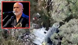 Motores do helicóptero que levava cantor Rick Sollo são retirados; aeronave fica na mata