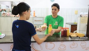 A hora do lanche saudável nas escolas de Alagoas