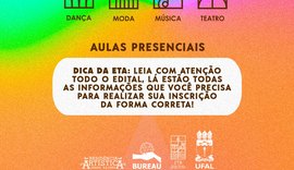 Escola Técnica de Artes da Ufal abre 141 vagas para cursos presenciais profissionalizantes