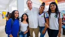 Prefeito Luciano reconstrói escola e beneficia 1.400 crianças e adolescentes em Arapiraca