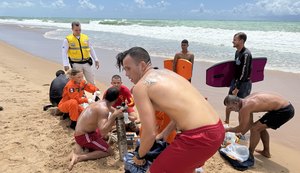 Departamento Estadual de Aviação é acionado para resgatar vítima de afogamento em Jacarecica