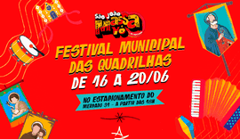 Festival Municipal de Quadrilhas Juninas começa nesta segunda-feira