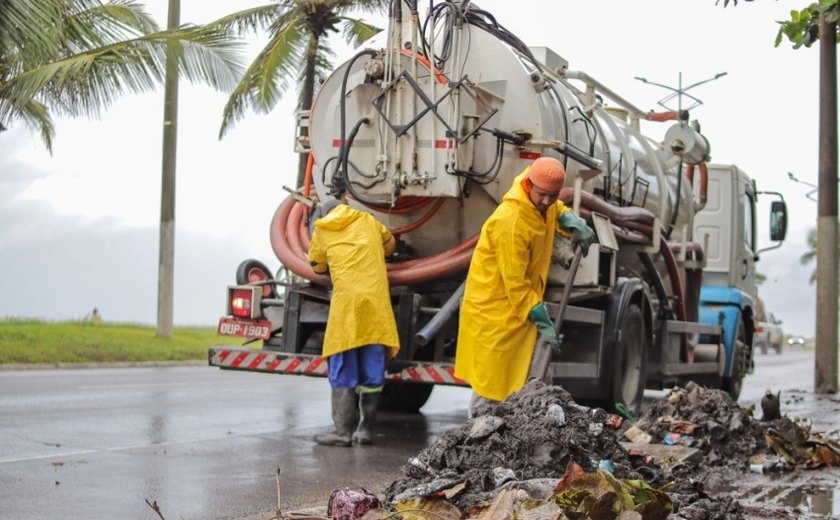 Infraestrutura retira mais de 250 toneladas de entulhos da rede de drenagem