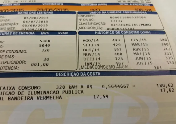 Conta de luz terá aumento em Alagoas a partir de maio