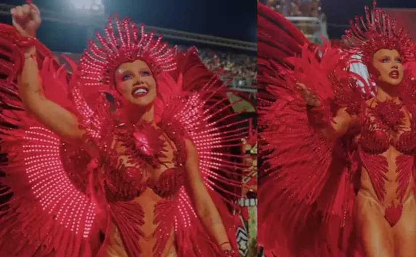 Virginia Fonseca enfrenta vaias e aplausos do público durante desfile na Marquês de Sapucaí