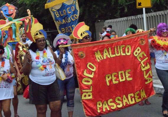 Bloco Maluco Beleza desfila nesta quinta-feira em frente ao Hospital Escola Portugal Ramalho