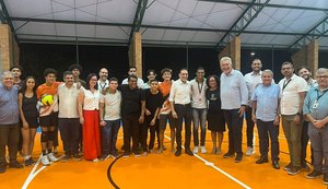 Paulão inaugura ginásio poliesportivo no Ifal Penedo e amplia investimentos na educação